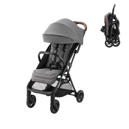 Graco Ready2Jet Compact Stroller, Kingston, Grey