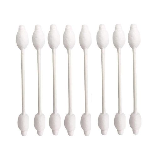 Baby Cotton Swabs, Organic Fragrance and Chlorine-Free Kids Safety Swabs, 100% Biodegradable Gentle Baby Qtips, Hypoallergenic Children Cotton Buds|4 Packs of 55 Swabs (220 Total)