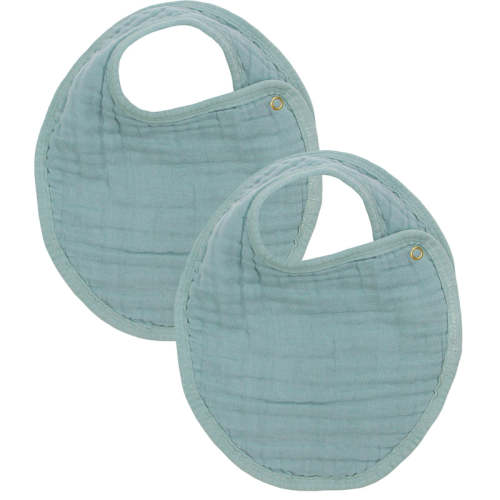 Cloud Muslin™ Bib 2 Pack - Steel – Lou Lou & Company