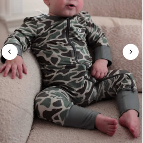 Baby Zip Up - Retro Duck Camo – BURLEBO