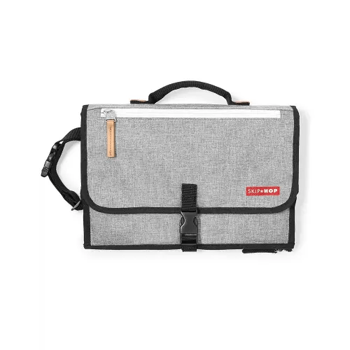 Skip Hop Portable Baby Changing Pad, Pronto, Grey Melange