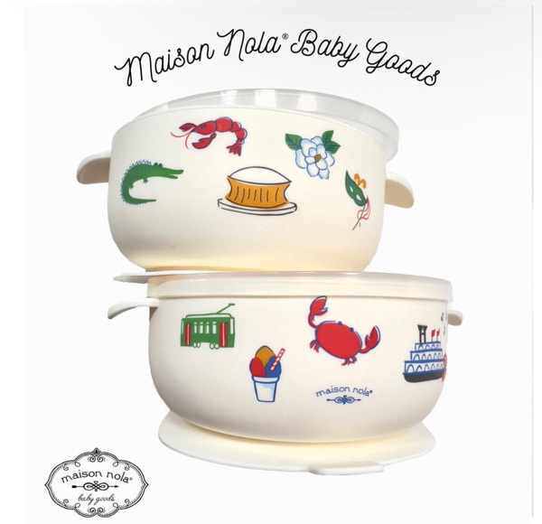 NOLA silicone feeding bowl | Maison Nola