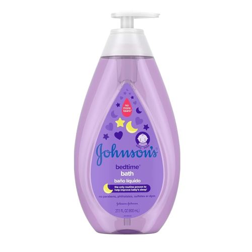 Amazon.com: Johnson's Bedtime Baby Bath with Soothing NaturalCalm Aromas, Hypoallergenic & Tear-Free Liquid Baby Bath Formula, No Parabens, Sulfates, Dyes, or Phthalates, 27.1 fl. oz : Baby