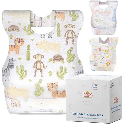 KIIS Disposable Baby Bibs
