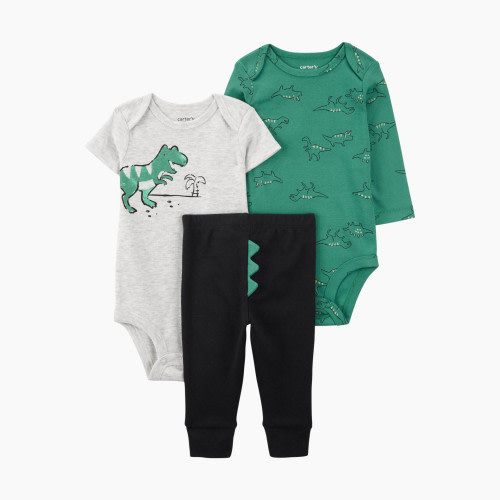 Carter's 3-Piece Bodysuit Pant Set - Dino, Nb