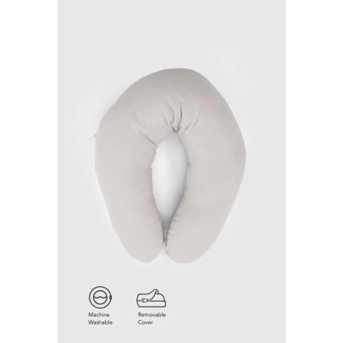 Organic Cotton Muslin Maternity and Nursing Pillow - Beige