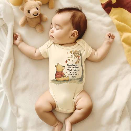 Winnie The Pooh Baby Bear Smallest Things Bodysuit