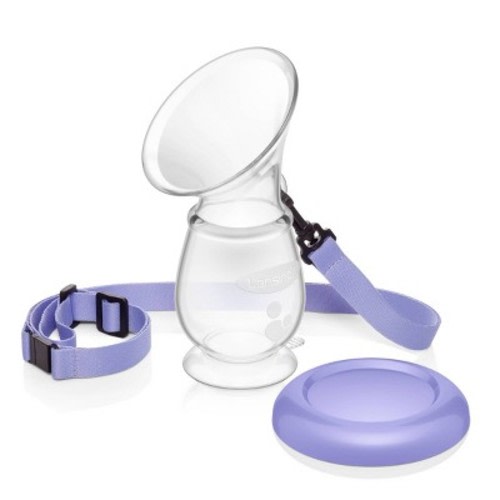 Lansinoh Silicone Manual Breast Pump for Breastfeeding Moms