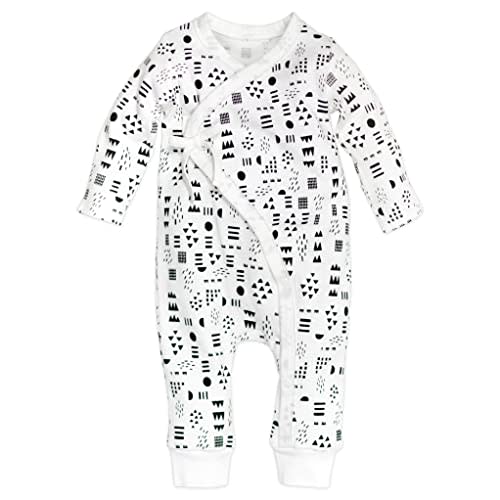 HonestBaby Kimono Coverall Organic Cotton for Infant Unisex Baby Boys & Girls