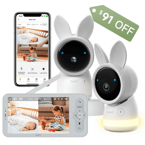Arenti AInanny 2K UHD Video Baby Monitor with 5 Inch LCD Screen