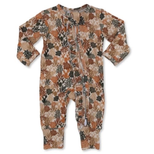 Fall Cactus-Ruffled-Folding Feet Jammies – Cowkid Clothing Company
