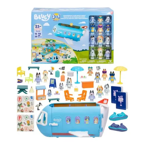 Bluey 3 in 1 Transforming Plane Mega Playset | Costco