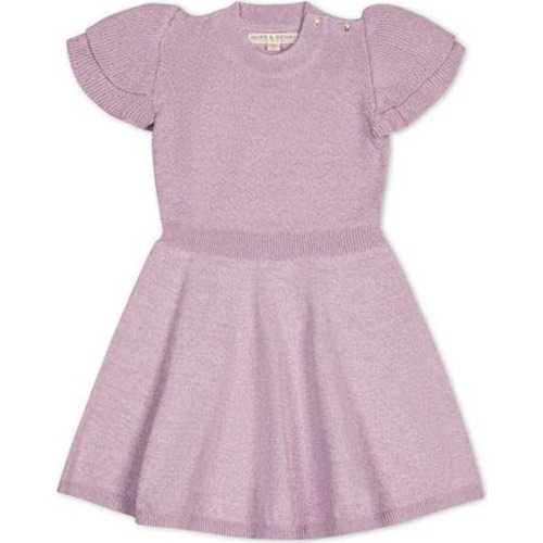 Baby Girls' Organic Flutter Sleeve Sweater Dress, Infant, 3-6M