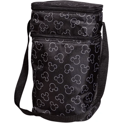 J.L. Childress Disney Baby Six Bottle Breast Milk Cooler Travel Bag - Insulated Baby Bottle Storage Bag, Portable Organizer Pack for Breast Milk, Use for Daycare or On the Go - Mickey Mouse