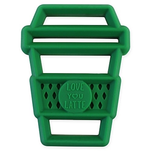 Itzy Ritzy® Silicone Latte Teether in Green