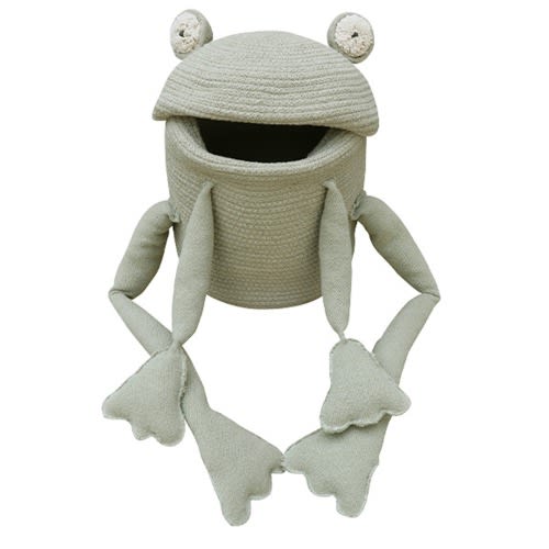 Lorena Canals Fred the Frog Basket, Olive