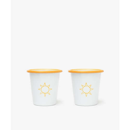 Il Sole Enamel Cup, Set of 2 – PORTA