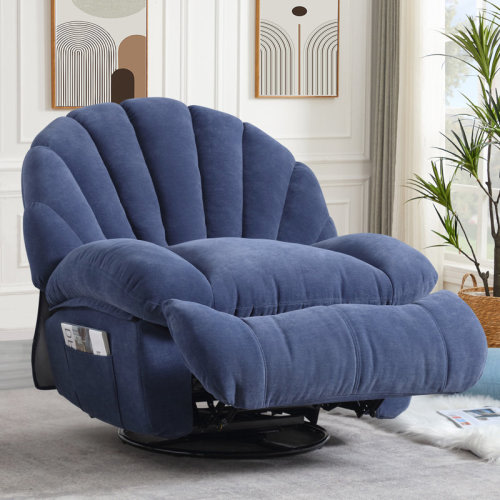 Latitude Run® Wide Modern Style Accent Swivel And Rocker Recliner Chair & Reviews | Wayfair