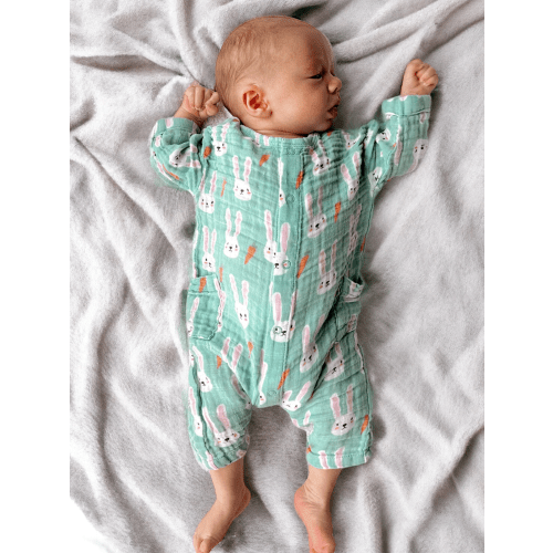 Long Sleeve Dolman Romper, Brother Bunny