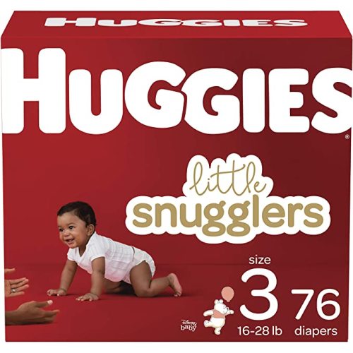 Baby Diapers Size 3, 76 Ct, Huggies Little Snugglers
