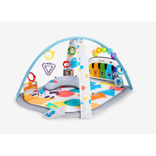 Baby Einstein 4-in-1 Kickin' Tunes Music and Language Play Gym and Piano Tummy Time Activity Mat