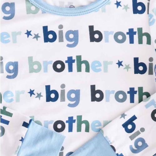 Two Piece Bamboo Pajamas in Big Sibling | Caden Lane