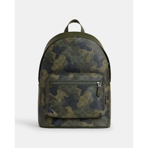 COACH® Outlet | West Backpack In Signature Camo Print