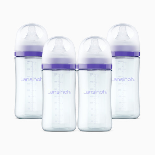 Lansinoh Glass Baby Bottles - 8 Oz