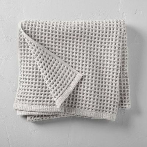 Waffle Bath Towel Warm Brown - Casaluna™: 100% Cotton, Pre Washed, Lightweight Gsm, Oeko-tex Certified