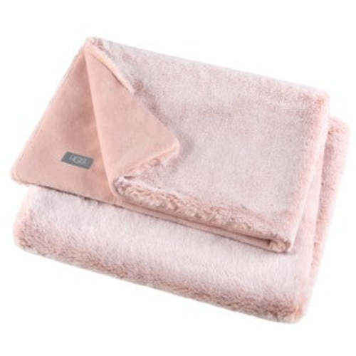 UGG Dawson Faux Fur Toddler Blanket in Peach