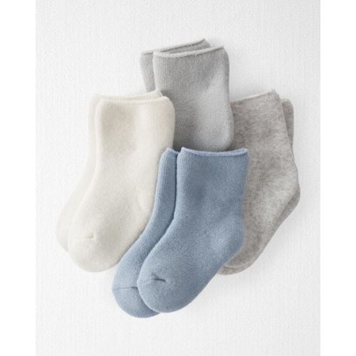 Baby 4-Pack Organic Cotton Terry Socks - Carter's | Carter's