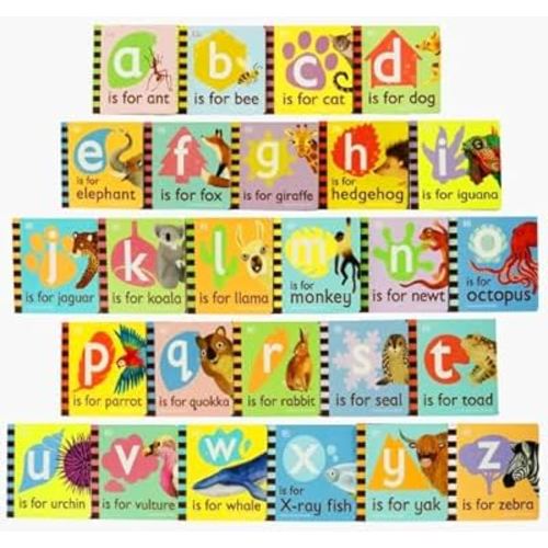 Animal Alphabet Library: Boxed Set of 26 Board Books