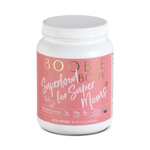 Boobie Body Organic Pregnancy And Lactation Vegan Protein Shake Chocolate Bliss - 23.4oz/1 Tub