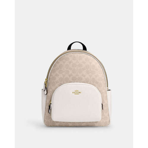 COACH® Outlet | Court Backpack In Signature Canvas