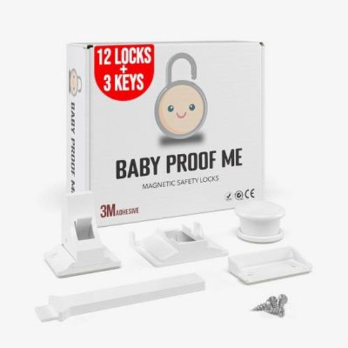 Baby Proof Me | Magnetic Safety Lock Kit (12locks + 3keys)