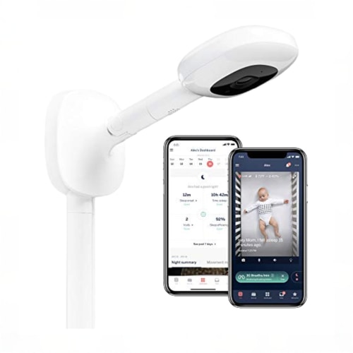 Nanit Pro HD Baby Monitor with Wall Mount, White
