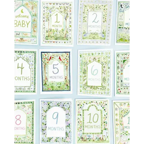 Baby Milestone Cards: Whimsical Set