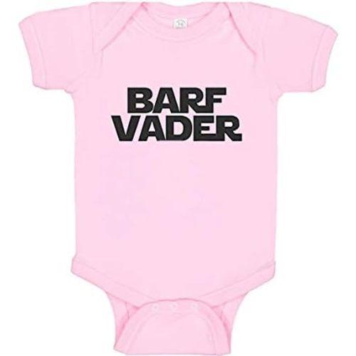 Southern Sisters Barf Vader Baby Clothes Romper For Boy or Girl Parody and Darth V Fan
