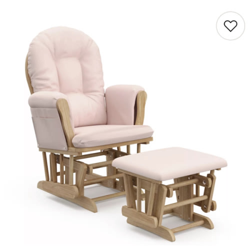 Storkcraft Hoop Glider & Ottoman