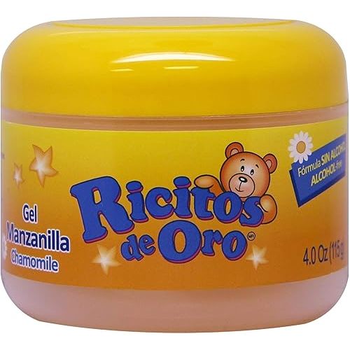 Manzanilla Ricitos de Hair Gel| Alcohol-Free Hair Care Gel for Daily Use, Gentle Gel with Chamomile Extract; 4.0 Ounces