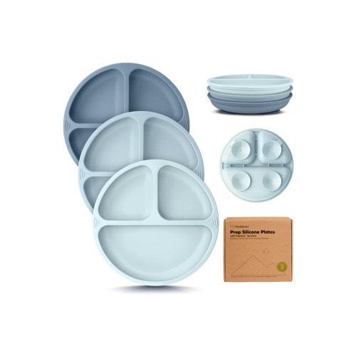 3-Pack Prep Silicone Suction Plates