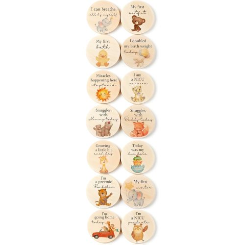 NICU Baby Milestone Signs - NICU Milestone Cards - NICU Baby Essentials - NICU Mom Gifts
