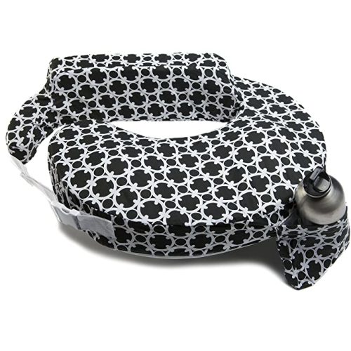 My Brest Friend Original Nursing Pillow Cover - Slipcovers for Baby - Adjustable Fit, Easy Care, Durable - Original Nursing Pillow Not Included, Black and White Marina