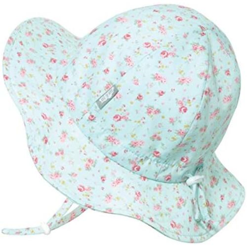 JAN & JUL Adjustable Cotton Floppy Sun Hat with 50+ UPF Protection for Girls
