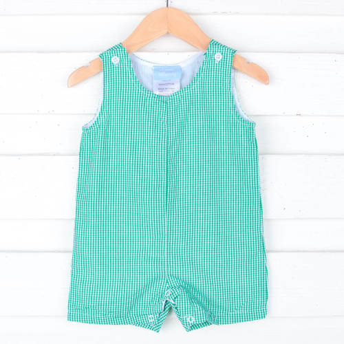 Green Gingham Jon Jon