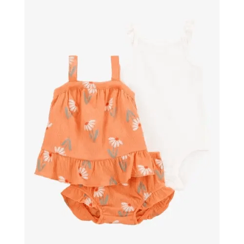 Baby 3-Piece Floral Little Short Set - Carter's | Carter's