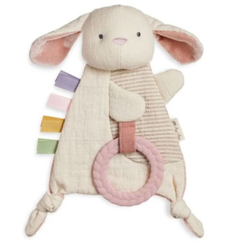 Bitzy Crinkle Sensory Toy with Teether