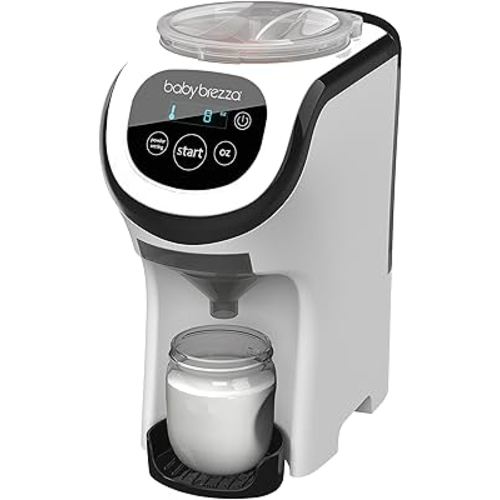 Baby Brezza Formula Pro Mini Baby Formula Mixer Machine Fits Small Spaces and is Portable for Travel– Bottle Makers Makes The Perfect Bottle for Your Infant On The Go, White