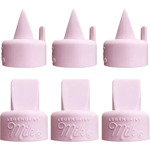 Legendairy Milk Duckbill Valves with Pull Tab - Compatible with Spectra - Pack of 6