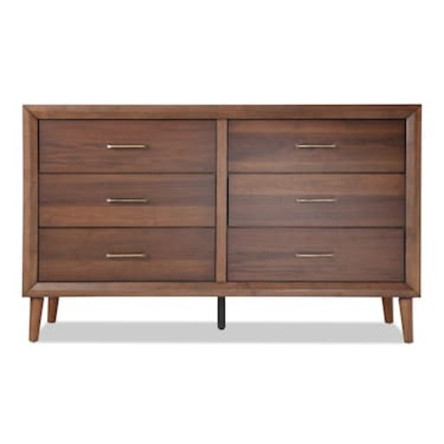 Bettie Brown 6 Drawer Dresser
